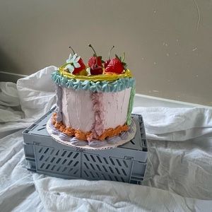 Vintage style fake cake